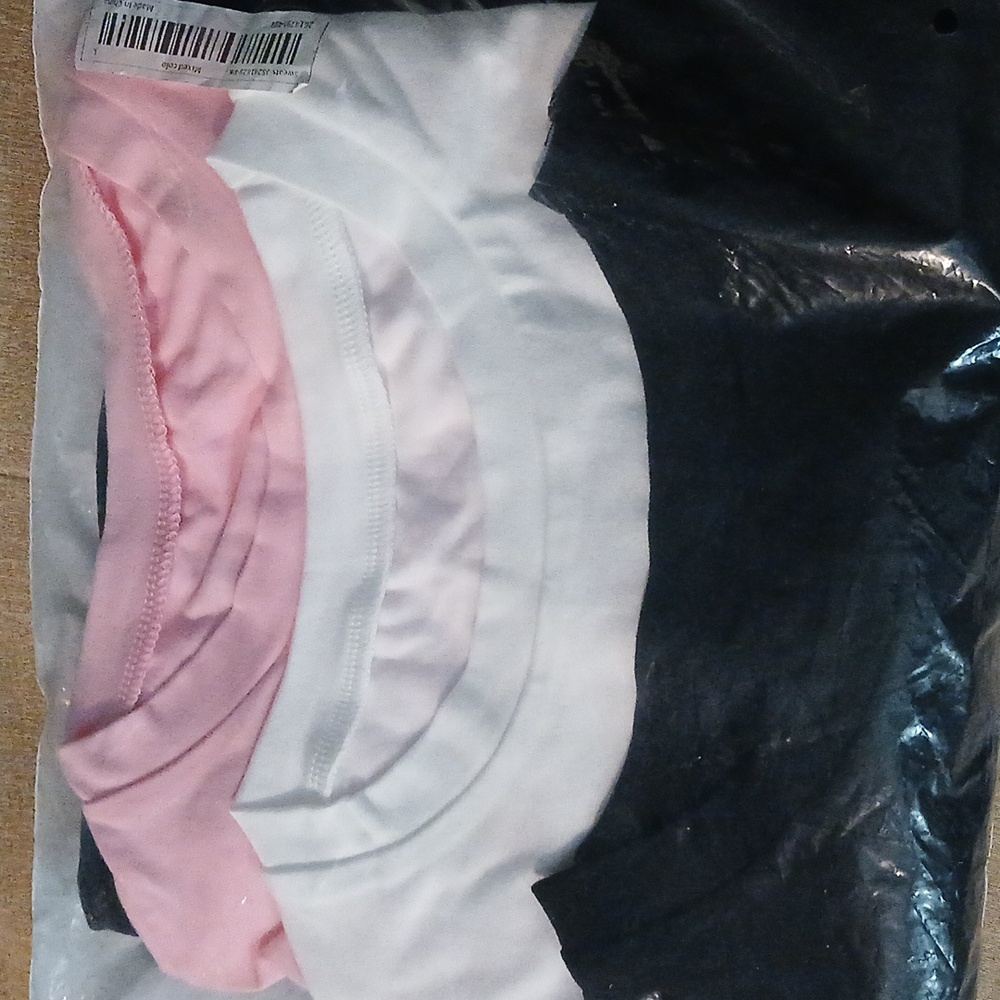 Pink and White Short Sleeve Tees for Everyday Comfort